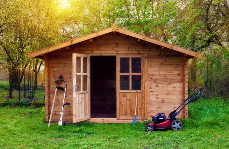 exterior shed structure needing insulation